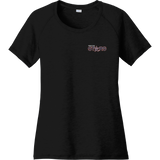 Prestige Stars Ladies PosiCharge Tri-Blend Wicking Scoop Neck Raglan Tee