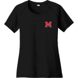 Mount St. Charles Ladies PosiCharge Tri-Blend Wicking Scoop Neck Raglan Tee