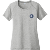 NYC Hockey Club Ladies PosiCharge Tri-Blend Wicking Scoop Neck Raglan Tee