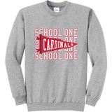 School One Elementary Adult Pennant Fleece Crewneck Sweatshirt