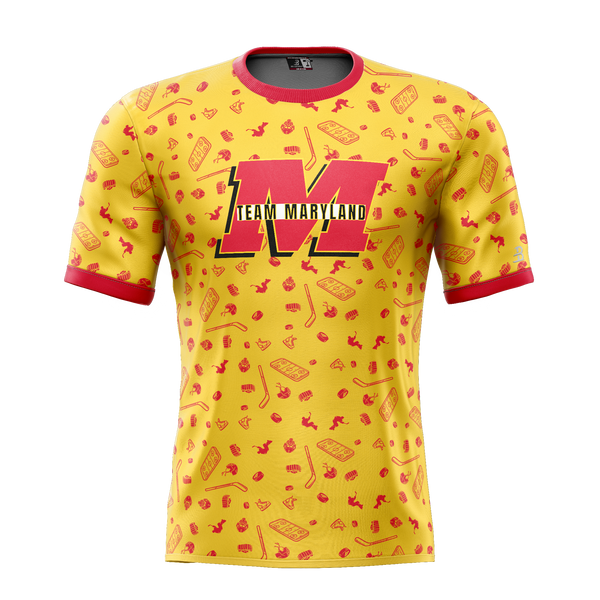 Team Maryland Youth Sublimated Pattern Tee